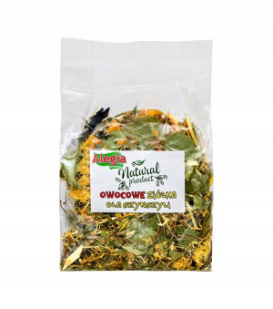 Alegia Mix Owocowe Zioła Szynszyl Przysmak 130g