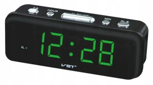 BUDZIK zegar cyfrowy 24H Elektroniczny LED 180