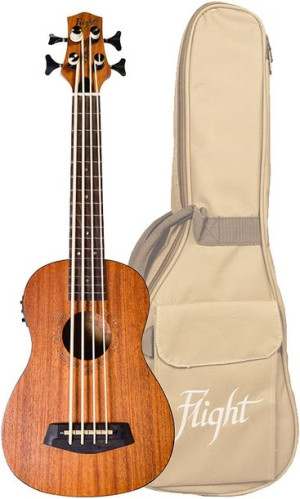 Flight Dubs Elektryczne Ukulele Basowe + Pokrowiec