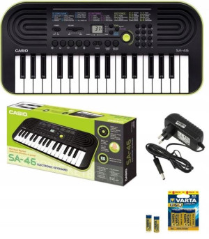 Casio Sa-46 Keyboard Dla Dzieci +zasilacz+baterie