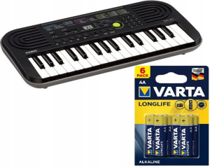Casio Sa-47 Keyboard Dla Dzieci +baterie 5lat Gwar