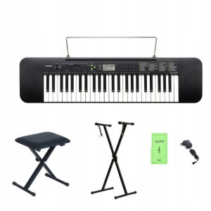 Keyboard Casio Ctk-240+zasilacz+ Statyw+ Ława
