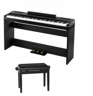 Kompletne Pianino Cyfrowe Artesia Harmony+ Ława