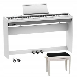 Kompletne Pianino Cyfrowe Roland Fp-30x Wh Ława