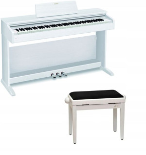 Pianino Cyfrowe Casio Ap-270 We + Ława 5 Lat Gwar