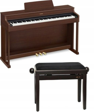 Pianino Cyfrowe Casio Ap-470 Bn Brąz + Ława