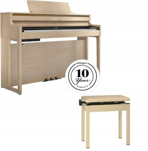 Pianino Cyfrowe Roland Hp704 La Jasny Dąb + Ława