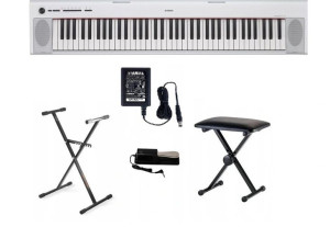 Zestaw Przenośne Pianino Cyfrowe Yamaha Np-32 Wh