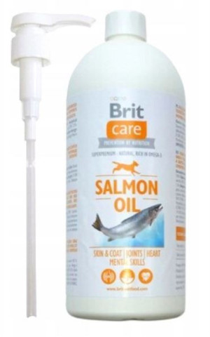 Brit Care Olej Z Łososia 100% 1l Dla Psa Kota