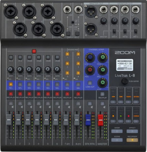 Zoom Livetrak L-8-cyfrowy Mikser,rejestrator Audio