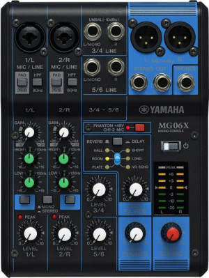 Mikser Analogowy Yamaha Mg06x 6-kanałowy