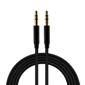 Kabel REVERSE AUX 1m czarno/czerwony
