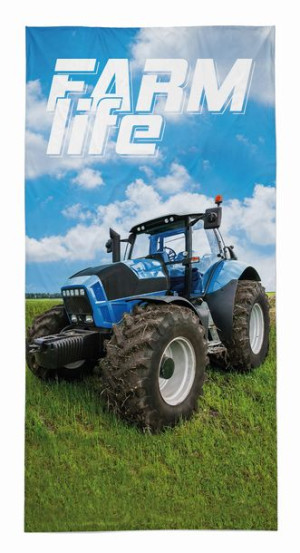  Ręcznik Kąpielowy 70x140 dla dziecka traktor