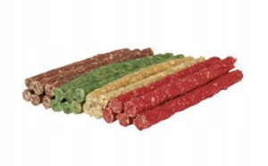 Kabanosy Przysmak Psa Mix Smaków 100 Sztuk 12,5cm