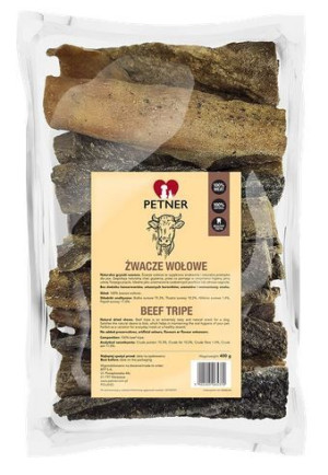 Petner Żwacze Wołowe Przysmak Dla Psa 400g