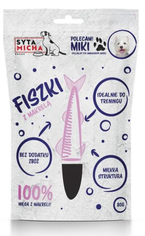 Syta Micha Treserki Z Makrelą Przysmak Dla Psa
