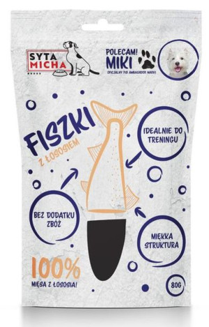 Syta Micha Treserki Z Łososiem Przysmak Dla Psa