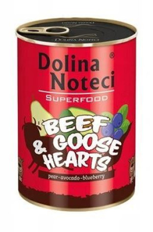 Dolina Noteci Superfood Wołowina I Serca Gęsi 400g
