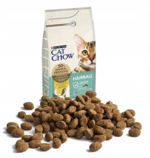 Purina Cat Chow Hairball Na Kule 1,5kg Karma Kota