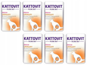Kattovit Urinary Drogi Moczowe Kot Łosoś 6x85g