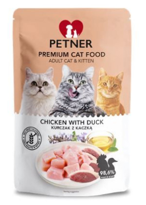 Petner Kurczak Z Kaczką Karma Mokra Dla Kota 85g
