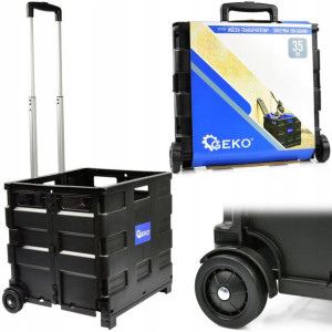 Wózek Transportowy Składana Skrzynka 35kg Kółkach