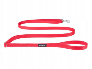 Amiplay Smycz Regulowana Easy Fix Basic Czerwona M