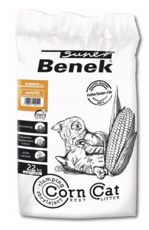 Żwirek Benek Corn Cat Classic Naturalny 35l 22kg