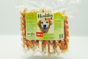 HEALTHY SNACK Skóra wołowa z kurczakiem 500g  NS-126]