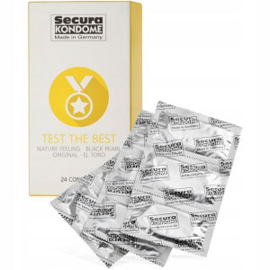 Test The Best 24 Prezerwatywy Zestaw Różne Rodzaje