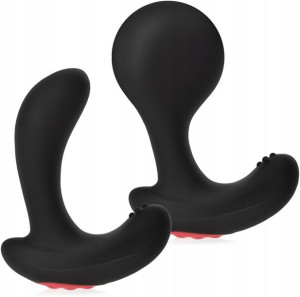 Pompowany Masażer Prostaty Plug Wibrator 10 Opcji