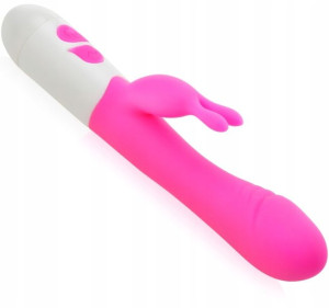 Dwusilnikowy Sex Wibrator - Królik - 20 Funkcji