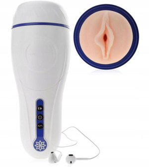 Wibrujący Masturbator Sztuczna Pochwa 10 Funkcji