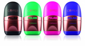 Temperówko-gumka Capsula Copper p12 4717112 MILAN, mix cena za 1szt.