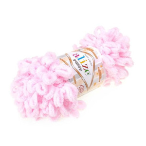 Włóczka dziecięca Alize Puffy nr 031 jasny różowy