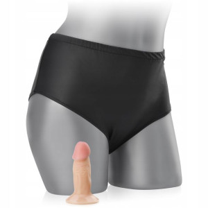 Majtki Z Penisem Dildo Do Penetracji Pochwy Anusa