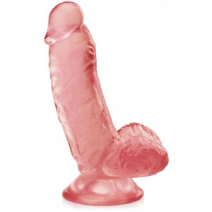 Penis Do Masturbacji Dildo Z Jądrami I Przyssawką