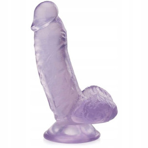 Penis Do Masturbacji Dildo Z Jądrami I Przyssawką