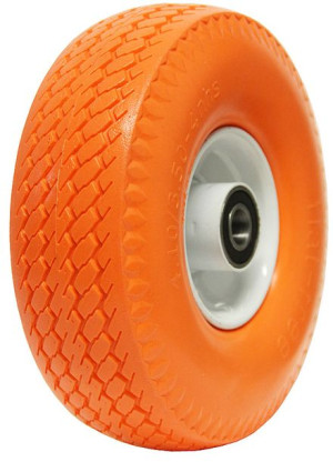 Koło Do Wózka 4.10 3.50-4 350X4 Pełne Pu Fi 20 Mm