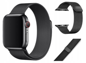 Pasek Do Apple Watch 1 2 3 4 5 6 7 Se Czarny 38-40