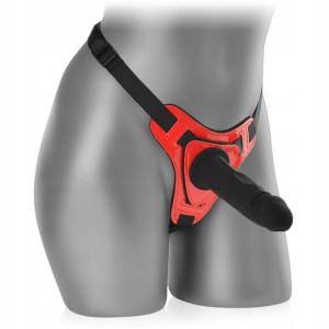 Silikonowy Sztuczny Penis Strap-on Żylaste Dildo