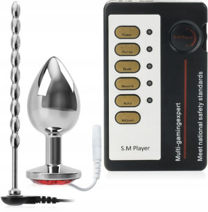 Zestaw Do Elektrostymulacji Dilator + Korek Analny