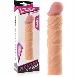 Powiększająca Nakładka Sex Przedłużka Penisa +5cm