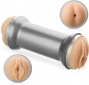 Masturbator 2w1 - Ciasny Anus + Soczysta Pochwa
