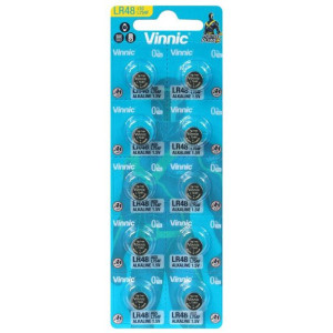 Vinnic Baterie Alkaliczne Guzikowe Mini G5/ag5/lr48 Blister 10 Sztuk L754f