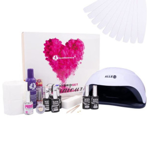 Zestaw Allepaznokcie Hybrid Set Manicure Box Allelux X5