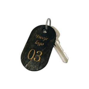 Drewniany brelok do kluczy 40x75 SC7503