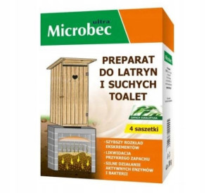 MICROBEC preparat do latryn i suchych toalet 4x30g