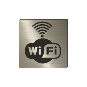 Piktogram STREFA WiFi, oznaczenie, grawer