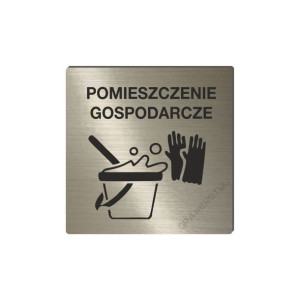 Piktogram POMIESZCZENIE GOSPODARCZE, tabliczka